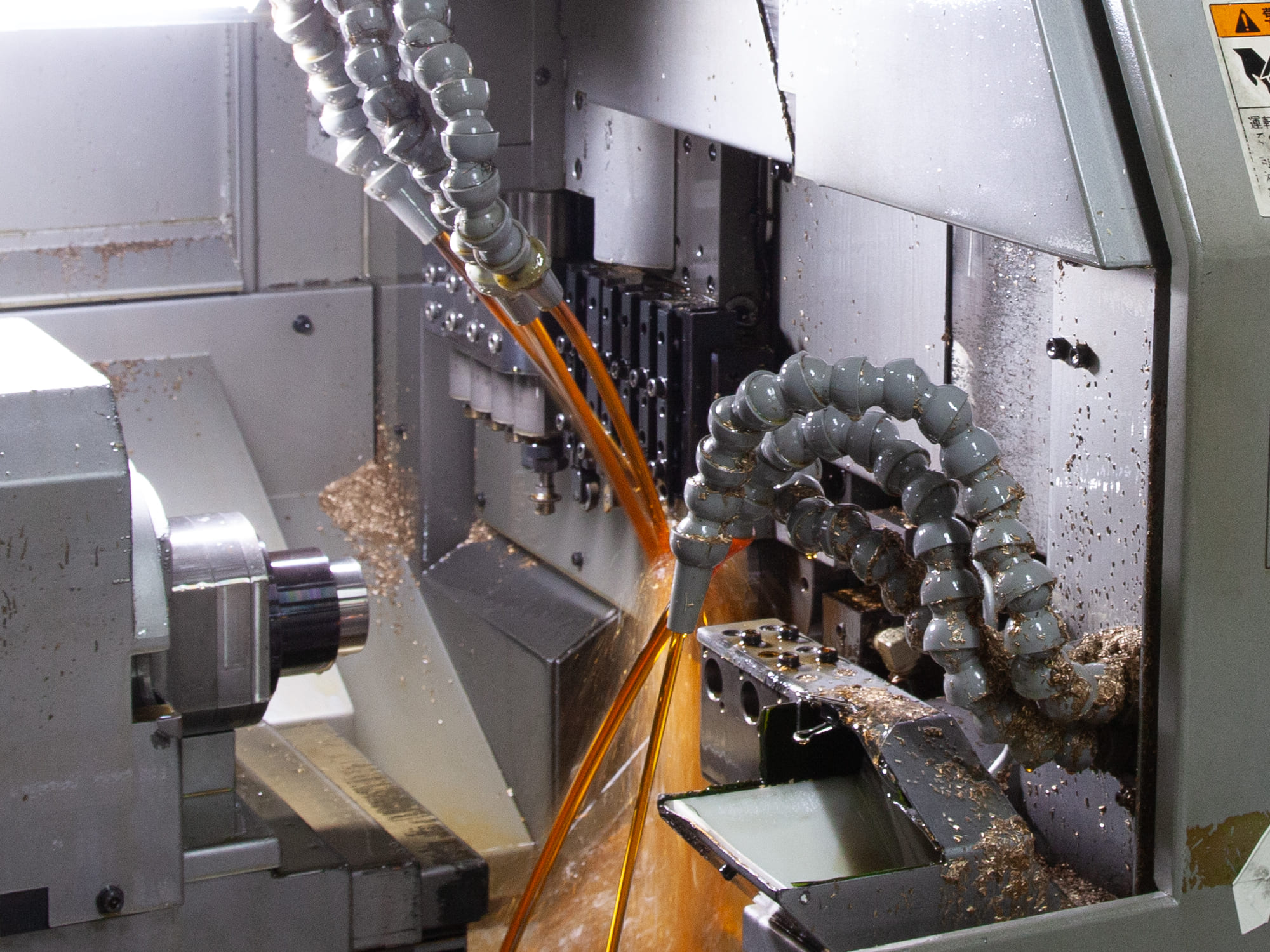 技術・設備紹介|NC自動旋盤加工IMG|NC自動旋盤・金属部品の切削加工・製造|株式会社サンテル